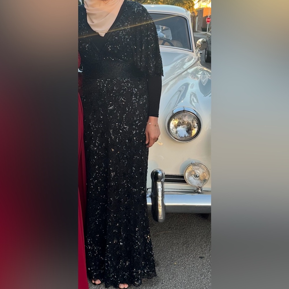 Black Mac duggal dress size 12